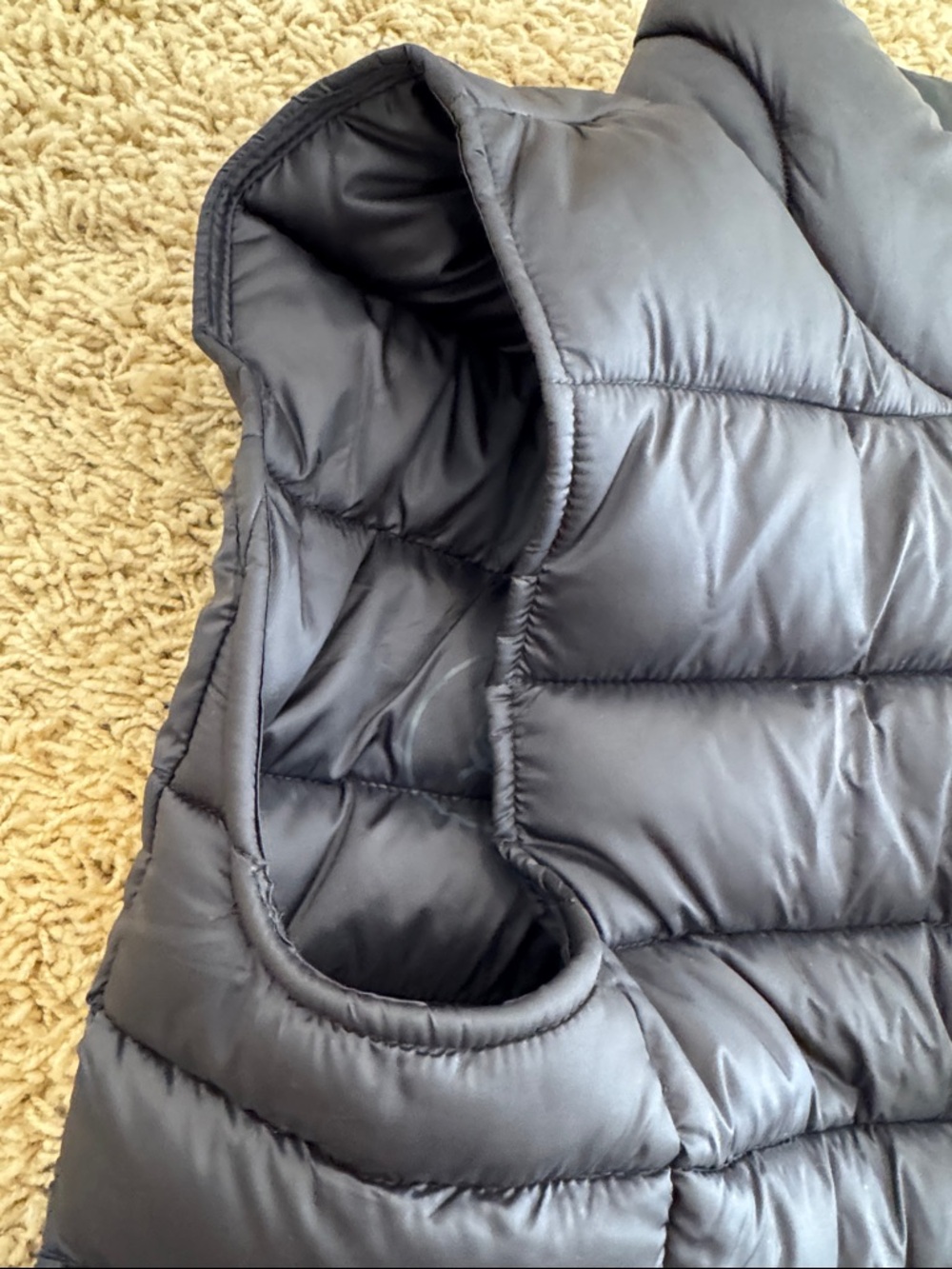 Save the Duck Womens Plumtech Puffer Vest in Dark Gray, Animal Free, sz XS - Picture 13 of 16